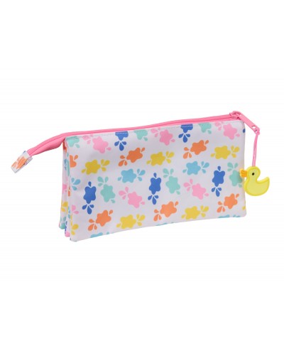 Bolso escolar portatodo safta triple peppa pig baby 120x220x30 mm