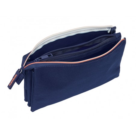 Bolso escolar portatodo safta triple fc barcelona 2ª equipacion 25 26 120x220x30 mm