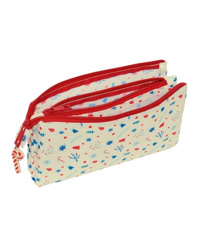 Bolso escolar portatodo safta triple complementos safta 120x220x30 mm