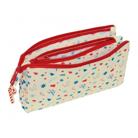 Bolso escolar portatodo safta triple complementos safta 120x220x30 mm