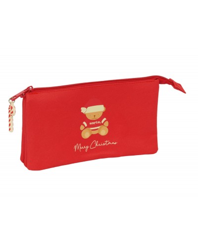 Bolso escolar portatodo safta triple complementos safta 120x220x30 mm