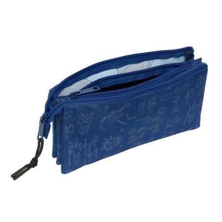 Bolso escolar portatodo safta triple como entrenar a tu dragon 120x220x30 mm