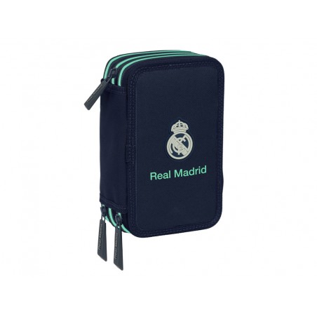 Plumier escolar safta triple 37 piezas real madrid 2ª equipacion 25 26 195x125x55 mm