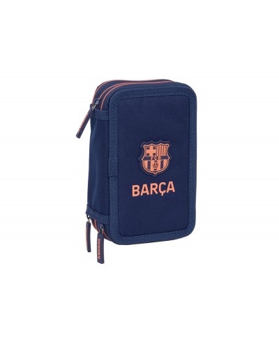 Plumier escolar safta triple 37 piezas fc barcelona 2ª equipacion 25 26 195x125x55 mm