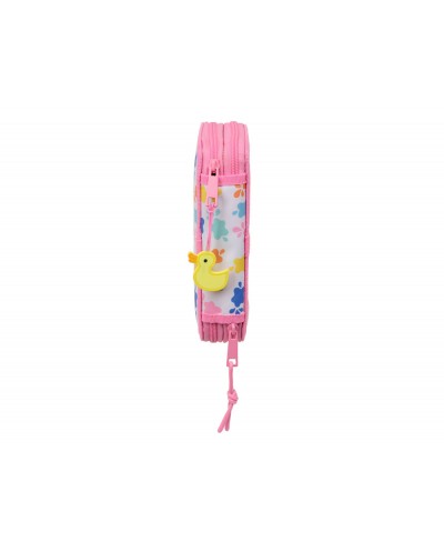 Plumier escolar safta doble pequeno 29 piezas peppa pig baby 195x125x40 mm