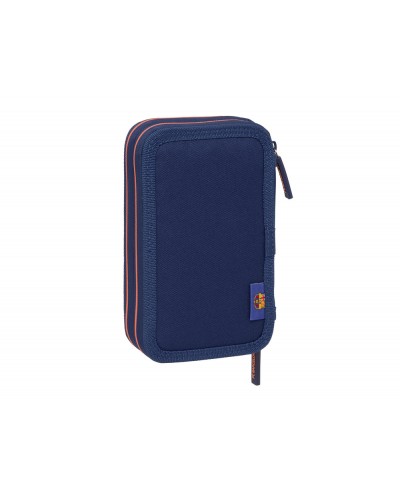Plumier escolar safta doble pequeno 29 piezas fc barcelona 2ª equipacion 25 26 195x125x40 mm