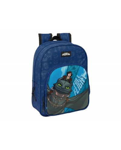 Mochila safta infantil adaptable a carro como entrenar a tu dragon 340x260x110 mm