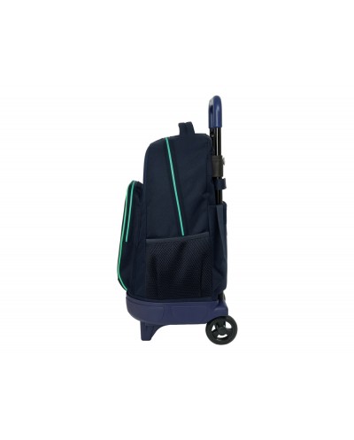 Mochila safta grande con ruedas compact extraible real madrid 2ª equipacion 25 26 450x330x220 mm