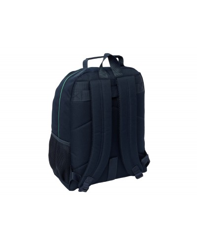 Mochila safta doble adaptable a carro real madrid 2ª equipacion 25 26 420x320x160 mm