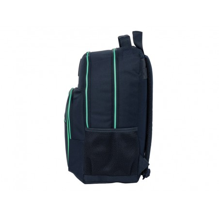 Mochila safta doble adaptable a carro real madrid 2ª equipacion 25 26 420x320x160 mm