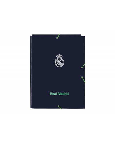 Carpeta carton folio gomas solapas safta real madrid 2ª equipacion 25 26