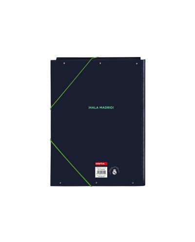 Carpeta carton folio gomas solapas safta real madrid 2ª equipacion 25 26