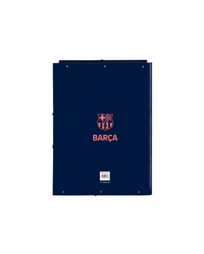 Carpeta carton folio gomas solapas safta fc barcelona 2ª equipacion 25 26