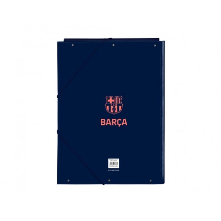 Carpeta carton folio gomas solapas safta fc barcelona 2ª equipacion 25 26