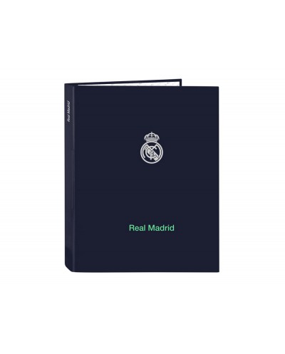Carpeta carton folio 4 anillas mixtas safta real madrid 2ª equipacion 25 26 Carpeta carton folio 4 anillas mixtas safta real madrid 2ª equipacion 25 26