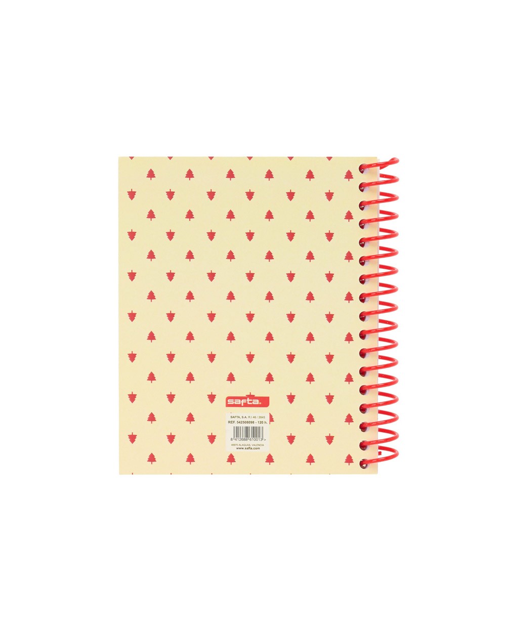 Cuaderno espiral safta a6 120h 60 gr microperforado cuadro 5 mm tapa forrada complementos safta Cuaderno espiral safta a6 120h 60 gr microperforado cuadro 5 mm tapa forrada complementos safta