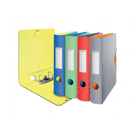 Archivador de palanca leitz active urban chic 180 din a4 polyfoam lomo 65 mm colores surtidos