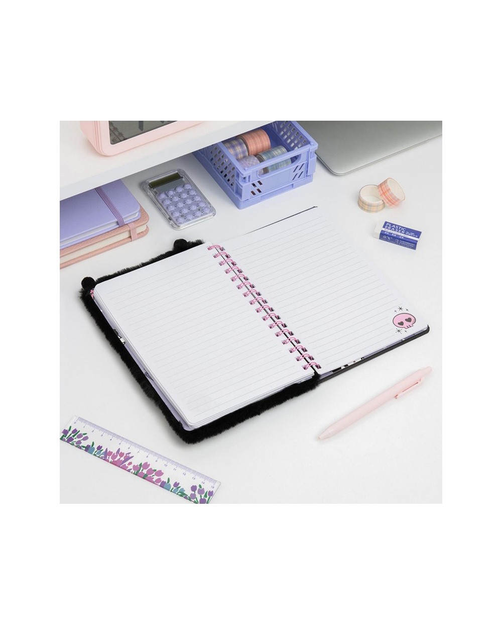 Cuaderno espiral esponjoso a5 kuromi