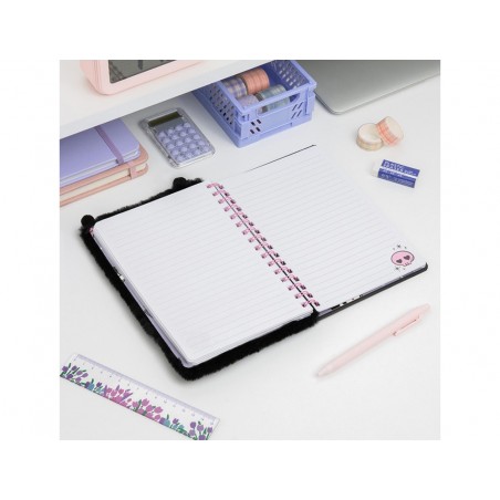 Cuaderno espiral esponjoso a5 kuromi