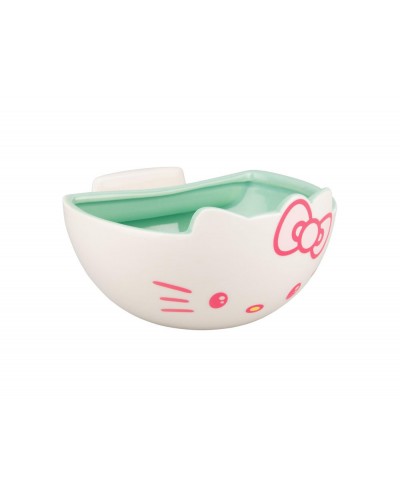 Cuenco con soporte para movil hello kitty para snack