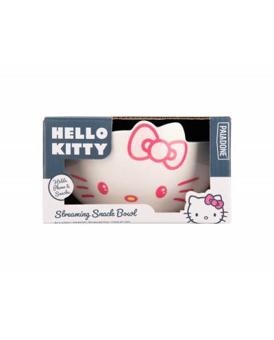 Cuenco con soporte para movil hello kitty para snack
