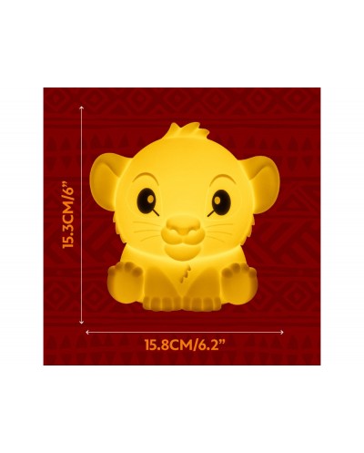 Lampara the lion king simba silicona