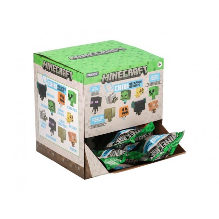Colgantes para mochila minecraft expositor de 24 unidades surtidas