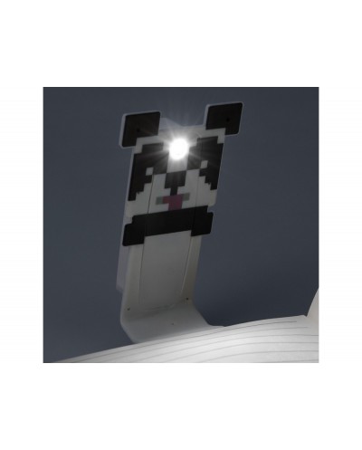 Lampara minecraft de lectura panda