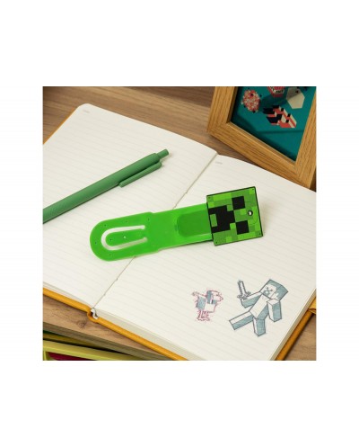 Lampara minecraft de lectura creeper