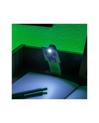 Lampara minecraft de lectura creeper