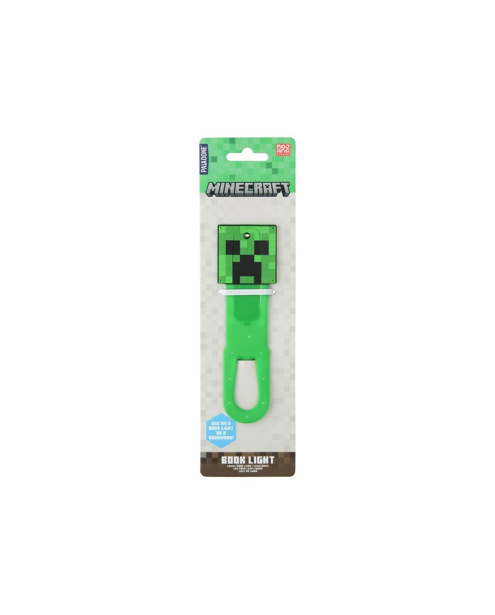 Lampara minecraft de lectura creeper