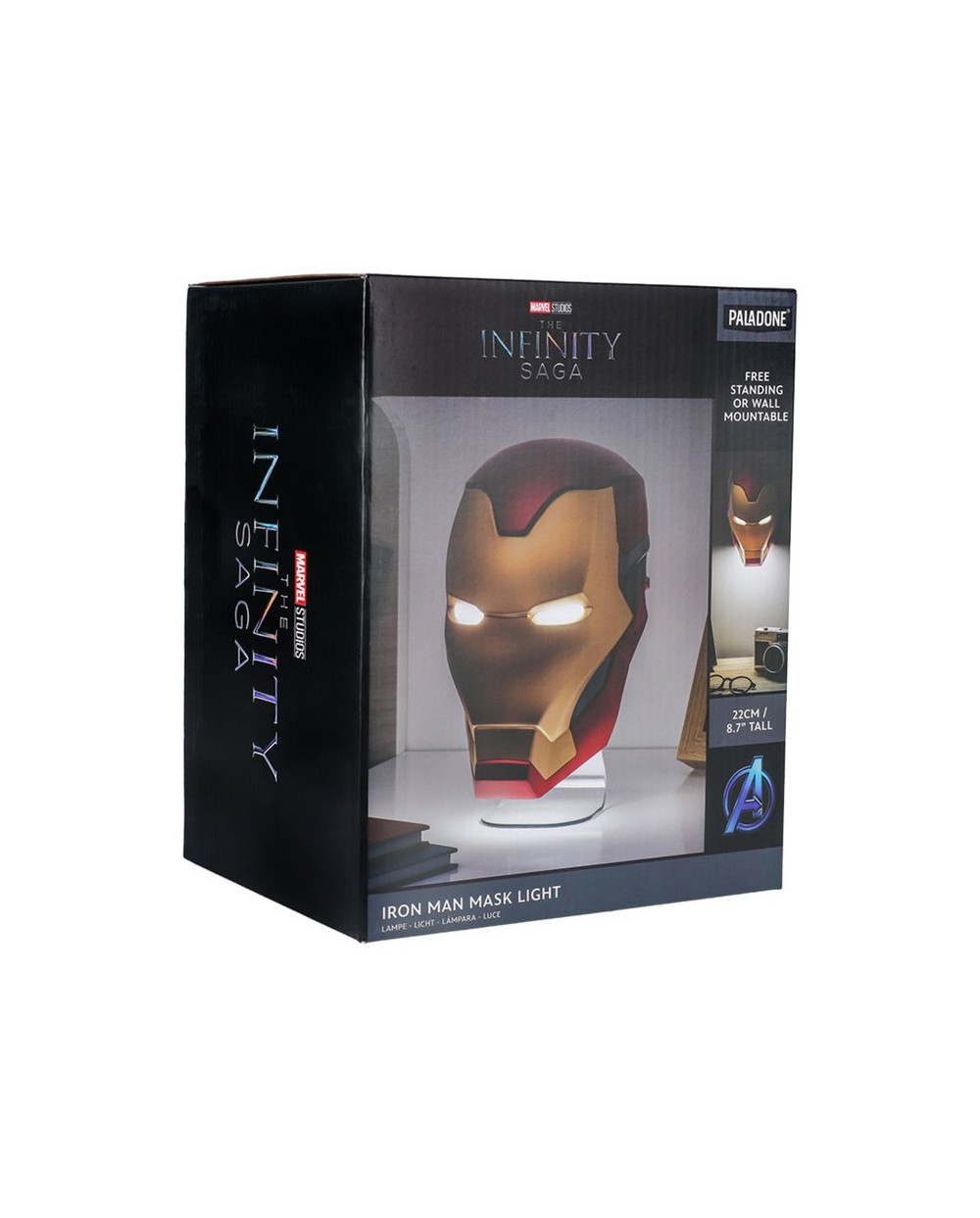 Lampara marvel mascara iron man