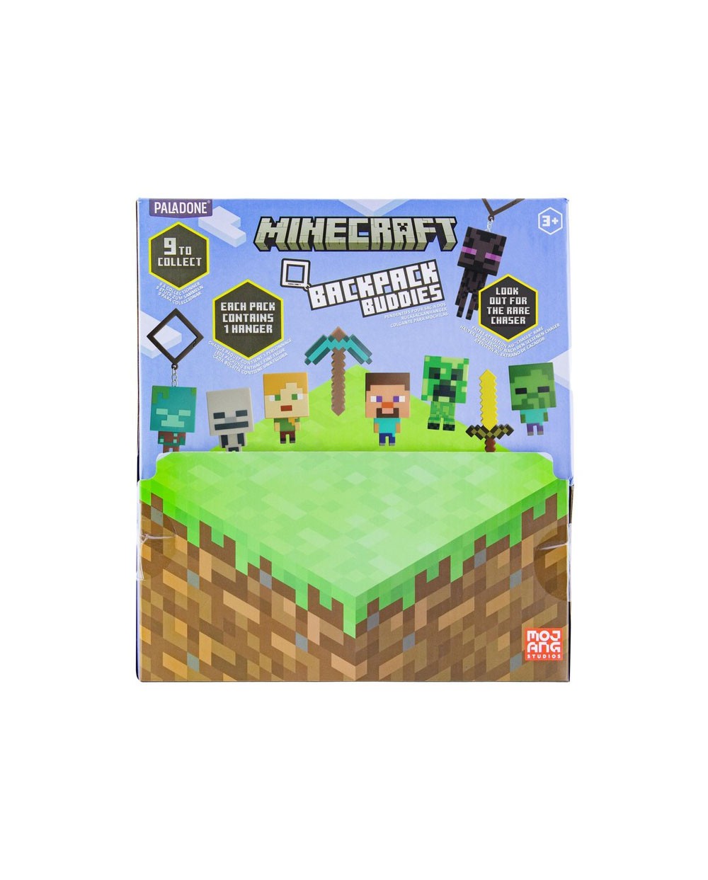 Colgantes para mochila minecraft expositor de 24 unidades surtidas