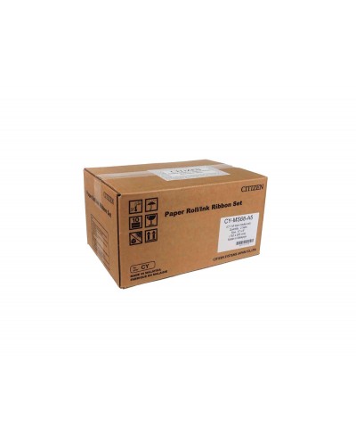 Papel sublimacion citizen para impresora cy 02 caja de 2 rollos 350 copias 15x20 cm 700 copias 10x15 cm