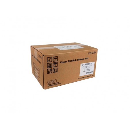 Papel sublimacion citizen para impresora cy 02 caja de 2 rollos 350 copias 15x20 cm 700 copias 10x15 cm