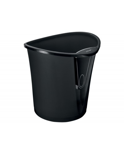 Papelera plastico esselte basko 15 litros color negro
