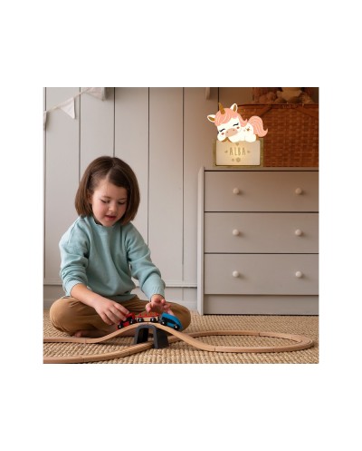 Lampara vintiun personalizable little sleeping unicorn