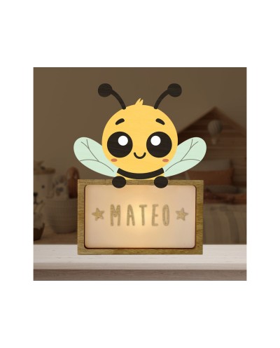 Lampara vintiun personalizable little bee