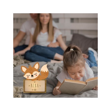 Lampara vintiun personalizable little fox