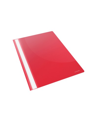 Carpeta dossier fastener esselte din a4 capacidad 160 hojas color rojo vivida caja de 25 unidades