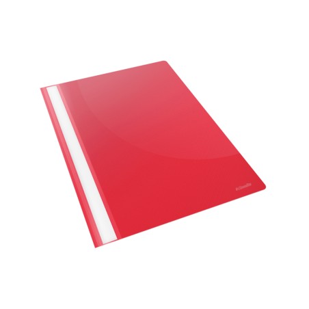 Carpeta dossier fastener esselte din a4 capacidad 160 hojas color rojo vivida caja de 25 unidades