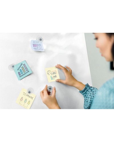 Iman para sujecion nobo 32 mm transparente 32 mm pack de 10 unidades