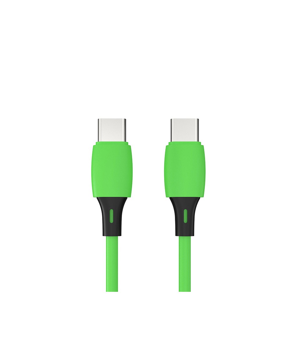 Cable usb c a usb c q connect pvc longitud 2m verde
