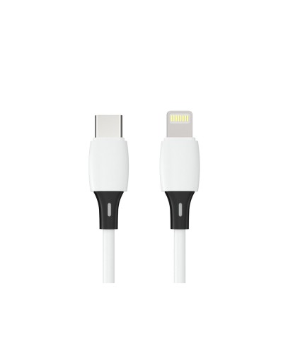 Cable usb c a apple q connect pvc longitud 2m blanco