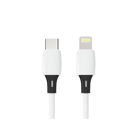 Cable usb c a apple q connect pvc longitud 2m blanco
