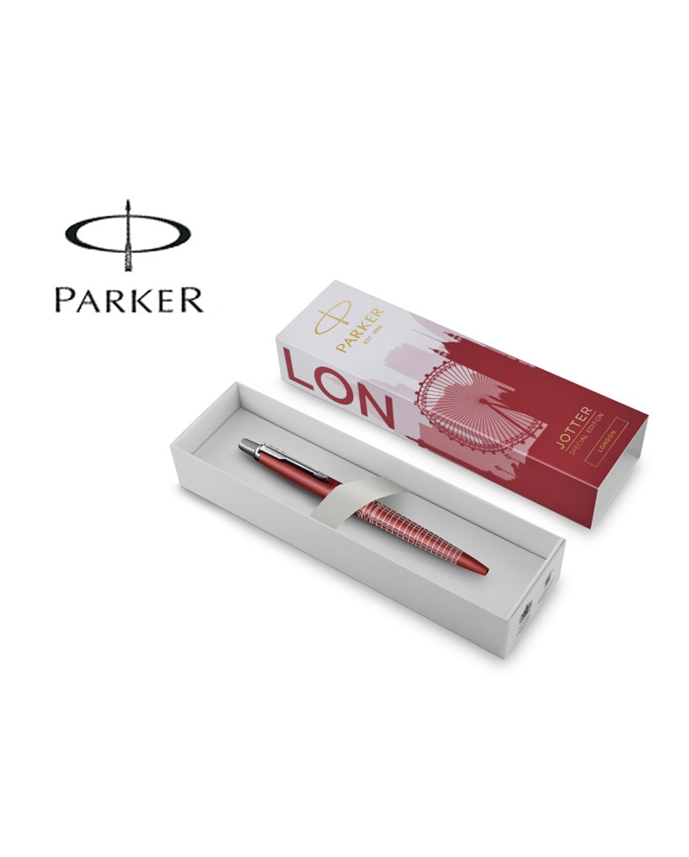 Boligrafo parker jotter edicion especial global iconos londres rojo