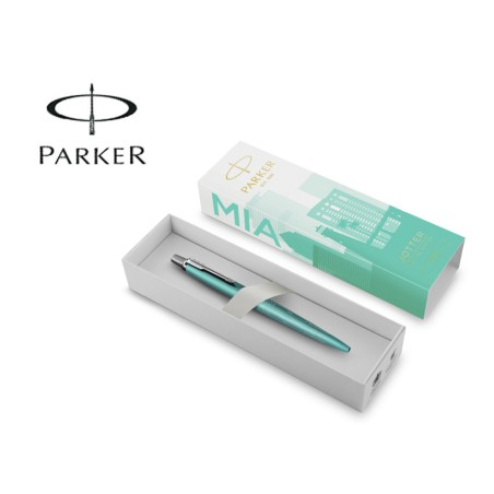 Boligrafo parker jotter edicion especial global iconos miami turquesa