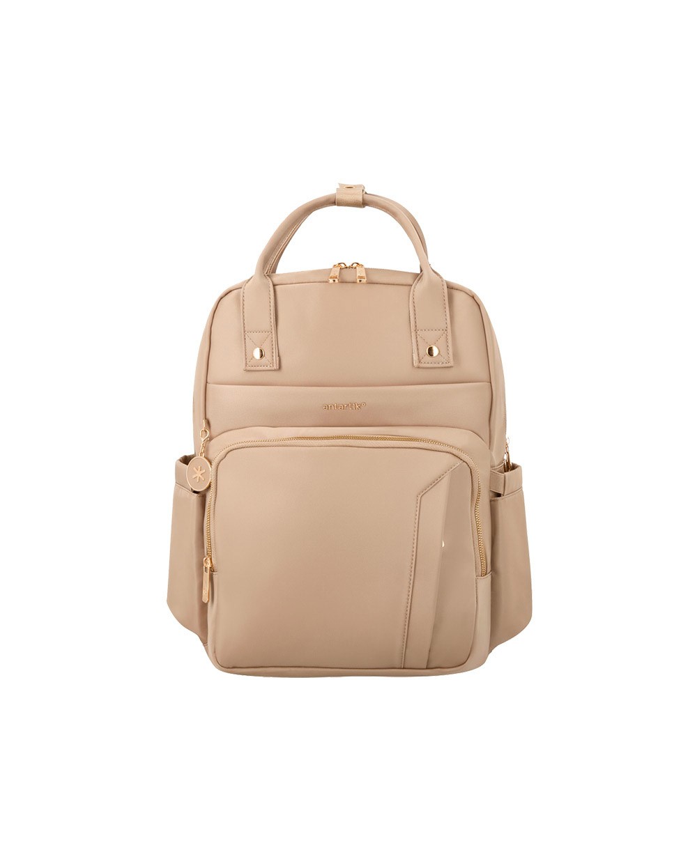 Mochila antartik nova 4 compartimentos color beige 410x180x320 mm