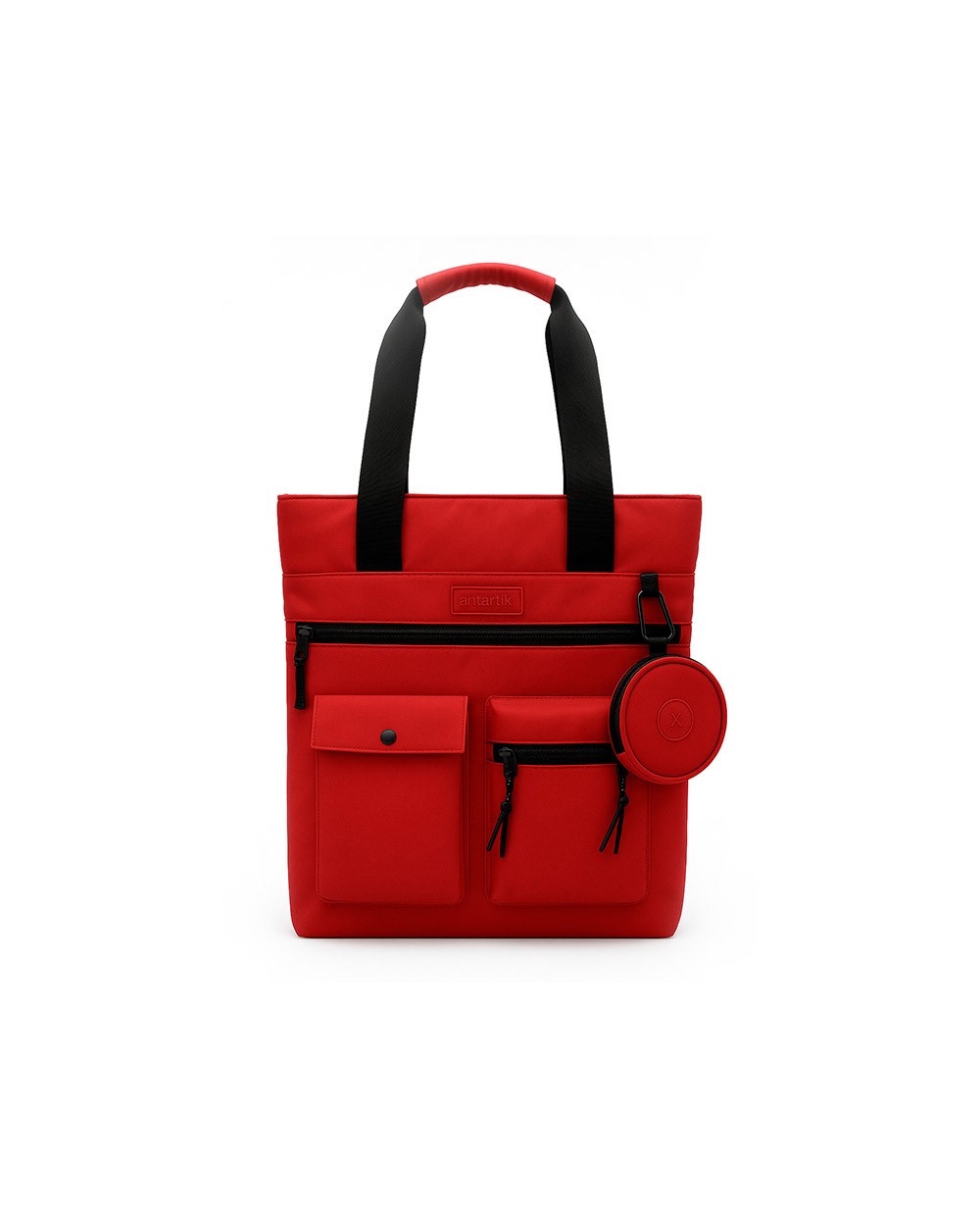 Mochila antartik bolso flip bag con acolchado para portatil 15 burdeos 400x120x390 mm