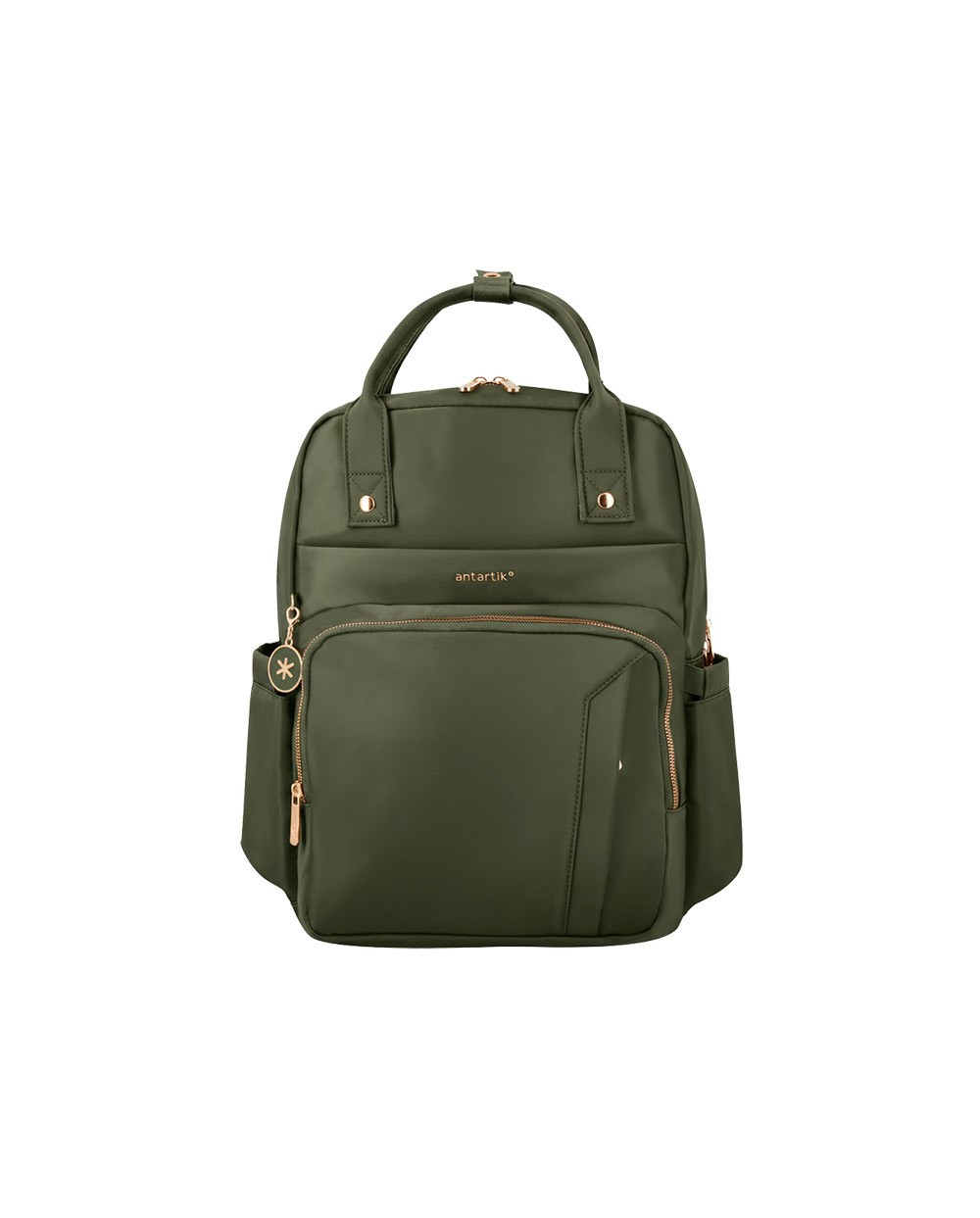 Mochila antartik nova 4 compartimentos color verde oliva 410x180x320 mm